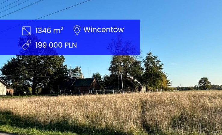 działka na sprzedaż - Dobroń, Wincentów