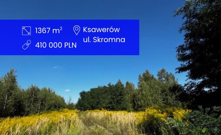 działka na sprzedaż - Ksawerów