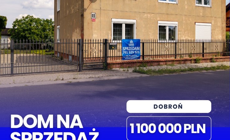 dom na sprzedaż - Dobroń, Dobroń Duży