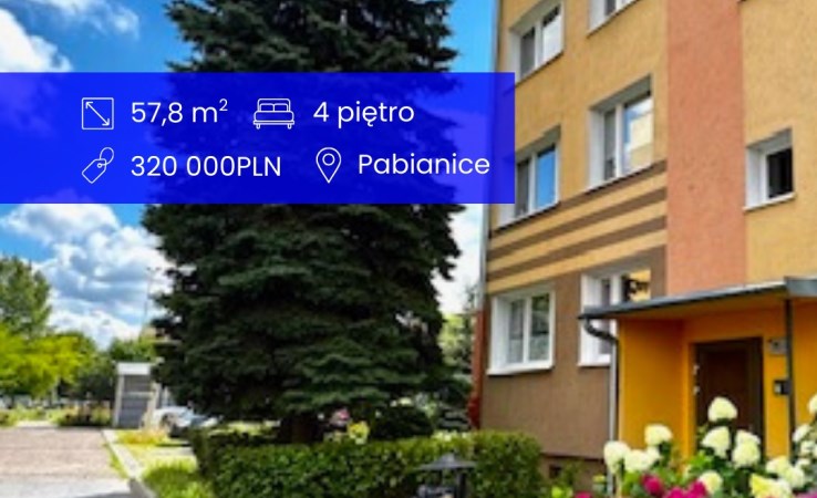 mieszkanie na sprzedaż - Pabianice