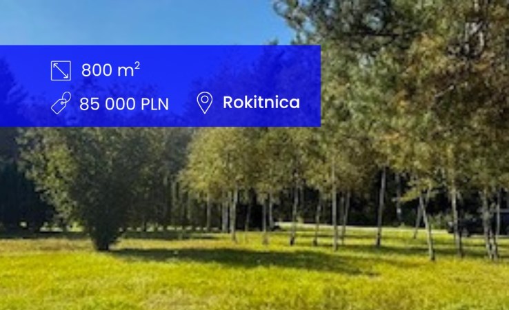 działka na sprzedaż - Łask (gw), Rokitnica