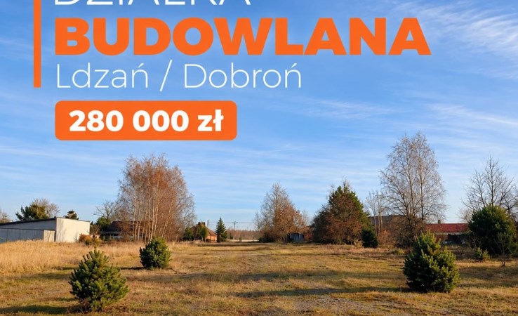 działka na sprzedaż - Dobroń, Ldzań