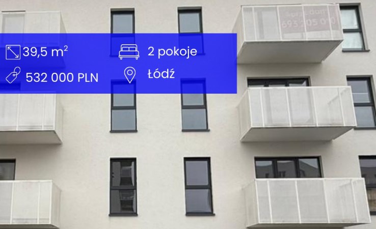 mieszkanie na sprzedaż - Łódź