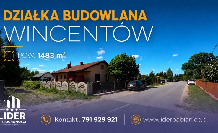 działka na sprzedaż - Dobroń, Wincentów